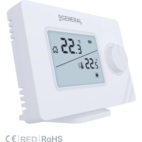 Resim General Life Mitra HT250 Rf Kablosuz Dijital Oda Termostatı 