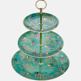 Resim SARA MILLER Portmeirion Chelsea 3 Katlı Pasta Standı 