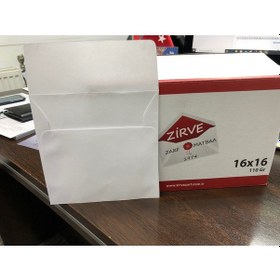 Resim Davetiye Zarfları 16X16 110 Gam 1.Hamur Buklet 500 Adet 