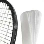 Resim Şeffaf Tenis Raketi Paddle Baş Koruma Bandı - TPU Kayma Azaltma Sticker, Sarı Spor Ekipman Aksesuarı, Artan Kavrama ve Kontrol için, Tenis Aksesuarları, Şık Tasarım, Dayanıklı Yapıştırıcı 