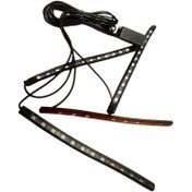 Resim TRENDOTOSHOP kumandalı sese duyarlı ayak altı led 12v 