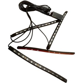 Resim TRENDOTOSHOP kumandalı sese duyarlı ayak altı led 12v 