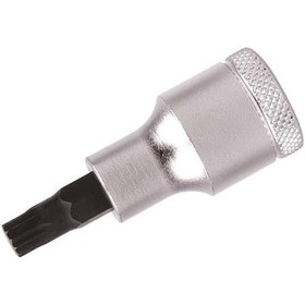 Resim İzeltaş 1/2'' Oniki Köşe Lokmalı Bits Uç Kısa Boy Yivli 5 Mm 