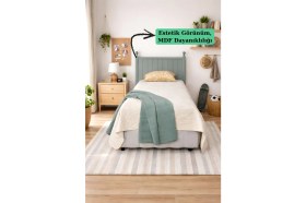 Resim Arion Kids Gülsün Başlık | 120 cm Yataklar İçin 135 cm Genişliğinde | MDF | Uzun Ömürlü ve Şık Tasarım 