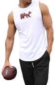 Resim BLUU Bearx Kolsuz Sporcu T-shirt Tank Top Spor Atlet 