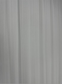 Resim Etek Desenli Düz Tül Perde 1/2,5 Orta Pile Kırık Beyaz Ekru 