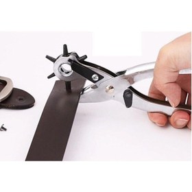 Resim Kemer Delme Ve Perçin Pensesi Ikili Set Deri Plastik Delici 