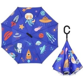 Resim Çocuk Şemsiye Ters Şemsiye Space World 