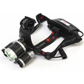 Resim F.b.ı Br-5000 T6 5000 Lm 3xcree Xml-t6+2r5 Led Kafa Feneri Renkli Çok Renkli 
