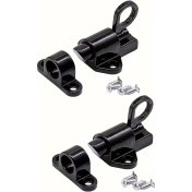 Resim Topshop1 Siyah 2 Adet Uçak Kilit Mandalı Alüminyum Otomatik Sürgülü Pencere Kapı Kiliti 