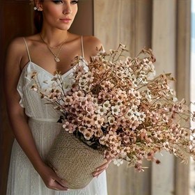 Resim 3 Adet Çiçek Sanal Çiçekler - UV Dayanıklı Plastik Buket Emeklilik, İç Mekan/Dış Mekan Dekoru, Ev, Ofis, Düğün, Bahçe, Askı Planter, Gerçekçi Sahte Yeşillik, Hava koşullarına Dayanıklı Dekorasyon 