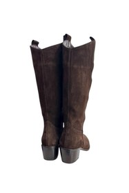 Resim TUFAN SHOES Kahve Hakiki Süet Western Çizme 