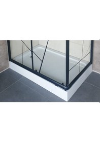 Resim A-90x100 Dikdörtgen Monoblok Duş Teknesi 
