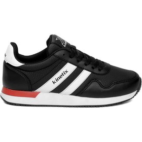 Resim Kinetix 101781463 4w Piero Pu W 4pr Kadın Klasik Sneaker Siyah - Beyaz 