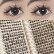 Resim 320 Küme Kirpik Kitabı - Kendin Yap Doğal, Anime, Çapraz, Küme ve Kabarık Stiller - Başlangıçlar İçin Kıvrımlı Sahte Kirpikler, Tekrar Kullanılabilir - Karışık Uzunluklar 11-13mm 