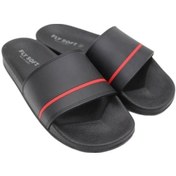 Resim Fly Soft S262.051 Erkek Çocuk Havuz Ve Günlük Terlik Siyah / Kırmızı Gri 