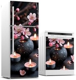 Resim Buzdolabı ve Bulaşık Makinesi Takım Sticker 0405 