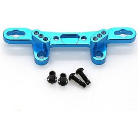 Resim Aubyhe Tamiya Tt02 Tt-02 1/10 Rc Araba İçin Metal Ön/arka Şok Kulesi Ve Direnci Artırıcı Tutucu - Mavi 