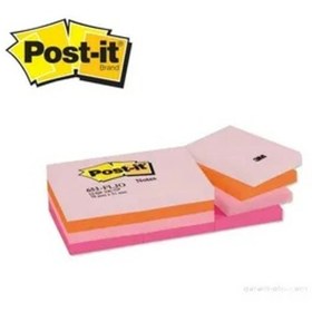 Resim Post-it Notes 3m 38mmx51mm 653-fljo 3 Renk Notluk Pastel 