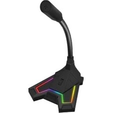 Resim Rampage SN-RMX2 Chatty USB Rgb Ledli Masaüstü Mikrofon 