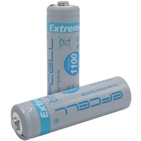 Resim Efcell Extreme Life+ 1.2v 1100mah Şarj Edilebilir Aa Kalem Pil 2'li Paket 