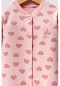 Resim U.S. Polo Assn. U.s. Polo Assn Kız Bebek Pembe Tulum Usb2715-c-v1 Pembe 