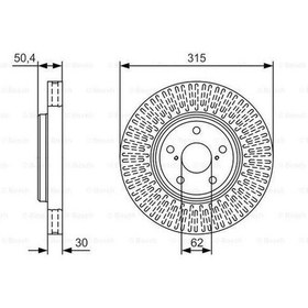 Resim Bosch 0986479t40 Fren Diski 4351250160 