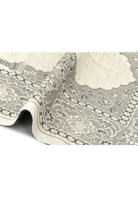 Resim Mihraplı Şönil Lüks Seccade - Gri Renk 