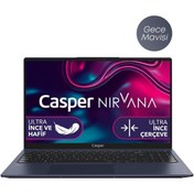 Resim Casper Nirvana X700.1235-DF00R-M-F Intel Core i5 1235U 15.6" 32 GB RAM 1 TB NVMe SSD W11Pro Laptop Casper