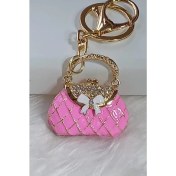 Resim Duygushoesbag Üç Boyutlu Çanta Figür Anahtarlık Pembe 