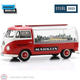 Resim 1:18 Schuco Volkswagen T1a Bulli Promotion Van Car Marklin 