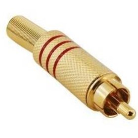 Resim Ks300 Rca Erkek Konnektör Gold 