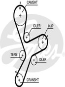 Resim GATES 5641xs Kayis Triger (154-254)-(mitsubishi: L200 06-14 2.5 Did ) 1145a019 (WE448456) 