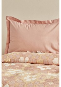 Resim Karaca Home Nelly Müslin Çift Kişilik Pike Yatak Örtüsü Takımı Somon 200.22.04.0262 