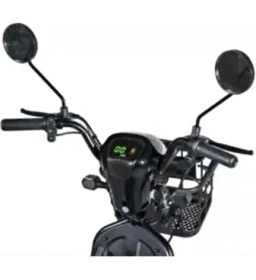 Resim Zlin Şahin 1 Elektrikli Motosiklet 2025 Model Batarya ile 150 kg Taşıma Kapasitesi 