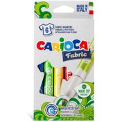 Resim Nessiworld Carioca Kumaş Keçeli Boya Kalemi Maxi 6'lı 