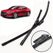 Resim Globalbloom Mazda 6 2018 2023 24 Ve 18 Inç Japon Lastik Silecek Kol Seti Yedek Parça 