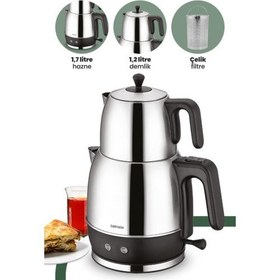 Resim Goldmaster IN-6109 TrendTea 2200 W Inox Çay Makinesi 