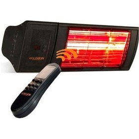Resim Goldsun Supra Plus GSS20P 2000 W Standart Işıklı Infrared Isıtıcı Siyah 