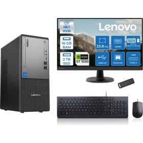 Resim Lenovo Thinkcentre Neo 50T Gen5 Intel Core I7 14700 16GB Ddr5 2tb SSD 23.8 Inç Monitör Freedos Nvidia GT1030 4gb Masaüstü Bilgisayar 10302412UAS0GL00F04 + Zetta Flash Bellek 