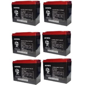 Resim Monero 12V-20 AMPER DİK E-BIKE AKÜ 6'LÜ PAKET 24 amper ebatlarında EBATLAR: 180 x 78 x 170mm 