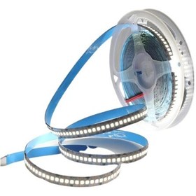 Resim 12 Volt 2835 Sık Ledli 240 Led Şerit Led Ip20 5 Metre Natural Beyaz 