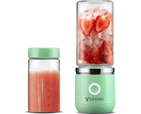 Resim Taşınabilir Kablosuz Cam Smoothie El Blenderi, Güvenle Kullan! 