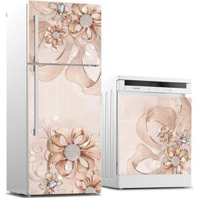 Resim Buzdolabı Ve Bulaşık Makinası Beyaz Eşya Kaplama Sticker Kaplama 