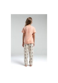 Resim Rolypoly Kız Çocuk Turuncu Pijama Takımı Turuncu 