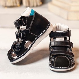 Resim Toddler Erkek Çocuk Sandalet Siyah 