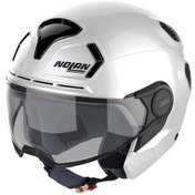 Resim Nolan N30-4 T Classıc 005 Yarım Kask Beyaz 