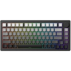 Resim Akko Monsgeek M1 V5-SP VIA Black Gradiant V3 Creamy Purple Pro Switch RGB Kablosuz Hotswap Mekanik Gaming Klavye 