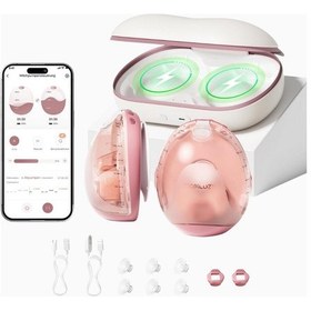 Resim Momcozy Air 1 Ultra Slim Eller Serbest Elektrikli Göğüs Pompası 180 Ml 