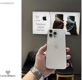 Resim Apple iPhone 15 Pro Max İkinci El TR | 256 GB | Beyaz 